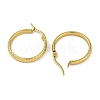 PVD Vacuum Plating 201 Stainless Steel Round Spot Hoop Earrings for Women EJEW-F345-20G-2