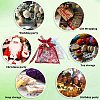 40Pcs 4 Colors 3D Flower Organza Drawstring Bags OP-BBC0001-06C-5