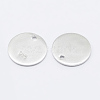925 Sterling Silver Chain Tabs STER-K167-011D-S-2