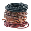 10 Yards 4 Colors Braided Leather Cord WL-TA0001-03-2