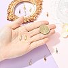 10Pcs 5 Colors Horse Eye Brass Micro Pave Cubic Zirconia Charms KK-FS0002-13B-5