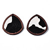 Eco-Friendly Cowhide Leather Pendants FIND-S301-32C-10-1