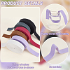 BENECREAT 6 Colors Flat Polycotton Ribbon OCOR-BC0006-21B-4