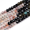 Natural & Synthetic Mixed Gemstone Beads Strands G-D080-A01-03-01-4