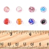 32Pcs 8 Colors Handmade Luminous Inner Flower Lampwork Beads LAMP-FS0001-34-5