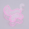 Baby Carriage Shaped Transparent Plastic Candy Boxes CON-WH0080-52B-1