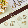8Pcs 4 Styles Alloy Slider Buckles FIND-GF0007-01AB-4