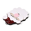 PU Leather Big Pendants FIND-N005-73G-2