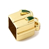 Christmas Brass Enamel Beads KK-L258-02G-02-2
