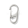 304 Stainless Steel Keychain Clasps STAS-U051-02A-P-1
