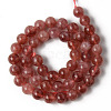 Natural Quartz Beads Strands G-T129-01-8mm-2