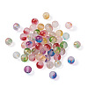 Frosted Spray Painted Glass Beads Strands GLAA-TA0003-10-5