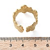 304 Stainless Steel Open Cuff Ring LS-RJEW-C067-23G-4