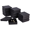  12Pcs Square Cardboard Necklace Box CBOX-NB0001-30-1