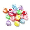 Opaque Acrylic Beads SACR-P028-01A-02-1