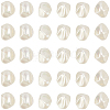 SUNNYCLUE 30Pcs Spray Painted ABS Plastic Beads KY-SC0002-10B-1