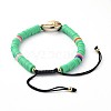 Adjustable Nylon Cord Braided Bead Bracelets BJEW-JB04886-02-3