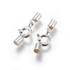 925 Sterling Silver Spring Ring Clasps STER-G019-D-08S-1