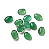 Natural Dyed & Heated Green Onyx Agate Cabochons G-F605E-14B-1