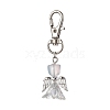 Angel Glass Pendant Decorations HJEW-JM01627-03-1