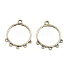 Tibetan Style Alloy Ring Chandelier Components Links X-TIBE-3818-AS-LF-1