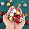 3 Boxes 3 Style Christmas Ball Plastic Ornaments AJEW-SZ0001-86-7