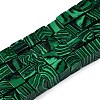 Synthetic Malachite Beads Strands G-T139-8x8-39-4