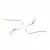 Anti-Tarnish Rhodium Plated 925 Sterling Silver French Hooks with Coil STER-T007-119P-2