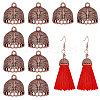 10Pcs Tibetan Style Alloy Pendant Bails FIND-CA0011-43R-1