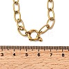 304 Stainless Steel Cable Chain Necklaces with Spring Ring Clasps for Women X-NJEW-Z091-09G-5