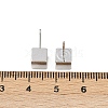 Brass Stud Earrings for Women EJEW-G441-05C-P-5