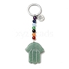 Natural Green Aventurine Chakra Keychain KEYC-F034-01F-1