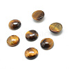 Natural Tiger Eye Gemstone Cabochons G-T020-18mm-26-1