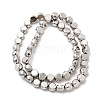 Electroplate Glass Beads Strands EGLA-F166-04B-P-2