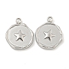 Non-Tarnish 304 Stainless Steel Pendants STAS-A099-07P-1