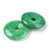  10Pcs Natural Malaysia Jade Pendants G-NB0003-85-3