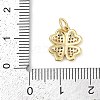 Rack Plating Brass Micro Pave Cubic Zirconia Pendants KK-H509-23G-03-3