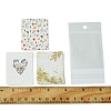 24Pcs 3 Colors Paper Jewelry Display Cards CDIS-FS0001-08-5