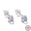 Anti-Tarnish 925 Sterling Silver Stud Earrings EJEW-M202-01-3