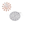 Christmas Snowflake DIY Silicone Pendant Molds DIY-A054-01E-1