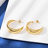 304 Stainless Steel Stud Earrings EJEW-G423-34A-G-2