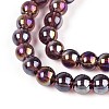 Electroplate Transparent Glass Beads Strands LS-GLAA-T032-T6mm-AB19-3