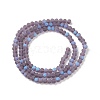 Half AB Color Plated Faceted Rondelle Glass Bead Strands EGLA-L007-F02-4mm-3