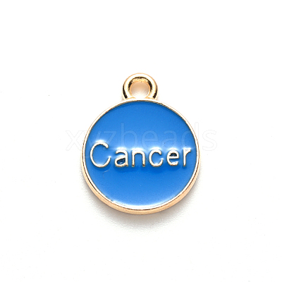Alloy Enamel Pendants ENAM-S124-01B-02D-1