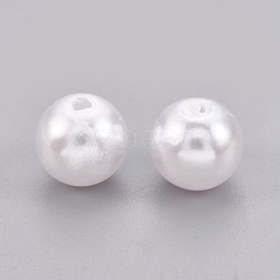 ABS Plastic Imitation Pearl Beads KY-G009-6mm-03-1