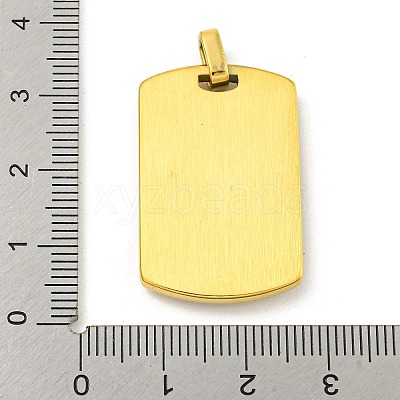 Ion Plating(IP) 304 Stainless Steel Pendants STAS-F307-11G-1