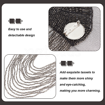 2Pcs Fashionable Tassel Epaulettes FIND-FG0003-24A-1