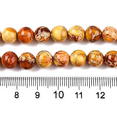 Natural Imperial Jasper Beads Strands G-N342-63J-1