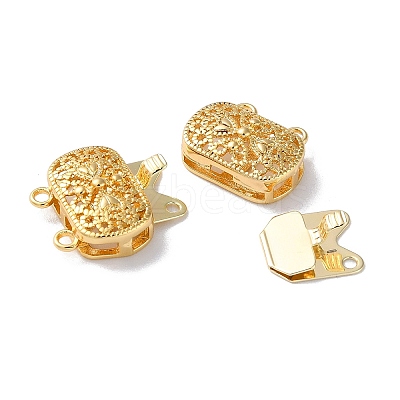 Brass Box Clasps KK-F867-38G-1