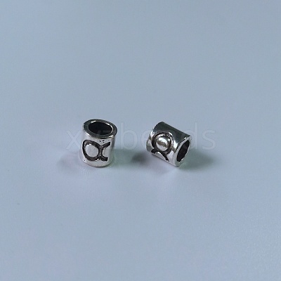 Tibetan Style Alloy European Beads FIND-WH0111-50A-1